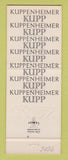 Matchbook Cover - Kuppenheimer Men's Clothes Manny Hassel Inglewood CA WEAR
