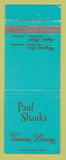 Matchbook Cover - Paul Shank's Restaurant Paso Robles CA Scottsdale AZ WEAR