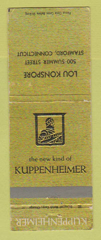 Matchbook Cover - Kuppenheimer Men's Clothes Lou Konspore Stamford CT WEAR