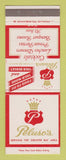 Matchbook Cover - Peluso's Restaurant Oakland CA San Leandro Oakland