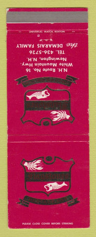Matchbook Cover - Flagstones Restaurant Newington NH WEAR