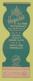 Matchbook Cover - Hogate's Restaurant Washington DC Jewelite WEAR