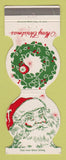 Matchbook Cover - Castle Restaurant Motel Olean NY Christmas Santa Claus