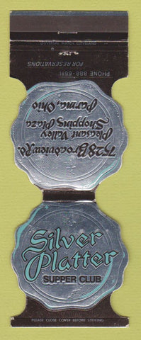 Matchbook Cover - Silver Platter Supper Club Parma OH Italian