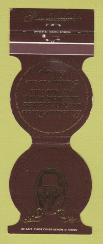 Matchbook Cover - Benjamin's  Restaurant Taunton MA