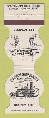 Matchbook Cover - Paddlewheel Restaurant Lounge Naples FL