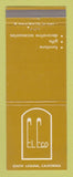 Matchbook Cover - El Eco Furniture Gifts South Laguna CA