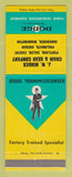 Matchbook Cover - Dodge Transmissions JW Minder Portland Salem Eugene OR