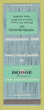 Matchbook Cover - Dodge Transmissions Western Bearings Tucson AZ