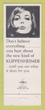 Matchbook Cover - Kuppenheimer Men's Clothes Walt's Alameda CA WEAR