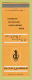 Matchbook Cover - Baird and Warner Real Estate Chicago IL