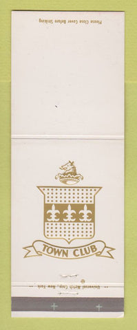 Matchbook Cover - Town Club Catering Great Neck LI NY