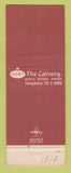 Matchbook Cover - Carvery Seattle Tacoma WA Airport