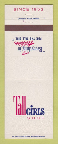 Matchbook Cover - Tall Girls Shop Clothes CHAIN