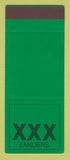 Matchbook Cover - XXX Zanders Paper Germany GREEN SAMPLE