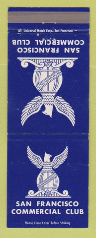 Matchbook Cover - San Francisco CA Commercial Club WEAR