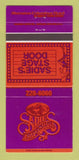 Matchbook Cover - Sadie's Emporium Sheraton Columbus OH girlie 30 Strike
