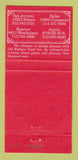 Matchbook Cover - Old San Francisco Steak girlie Dallas Austin TX 30 Strike