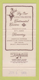 Matchbook Cover - Frenchy's Restaurant Milwaukee WI girlie #1 30 Strike