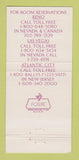 Matchbook Cover Bally's Casino Reno NV girlie Las Vegas Atlantic City 30 Strike