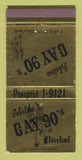 Matchbook Cover - Gay 90's Cleveland OH girlie WEAR 30 Strike
