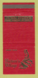 Matchbook Cover - Nielsen's Village Elmwood Park IL girlie 30 Strike