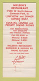 Matchbook Cover - Nielsen's Village Elmwood Park IL girlie 30 Strike
