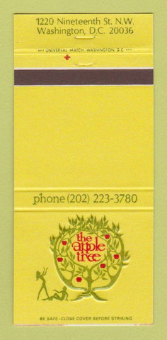 Matchbook Cover - Apple Tree Washington DC 30 Strike