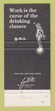 Matchbook Cover - Gaslight Club girlie 30 Strike