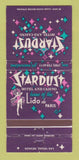 Matchbook Cover - Stardust Hotel Casino Las Vegas NV girlie 30 Strike
