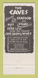 Matchbook Cover - The Caves Fort Lauderdale FL girlie 30 Strike