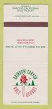 Matchbook Cover - Rainbow Canyon Golf Resort Temecula CA 30 Strike