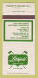 Matchbook Cover - Litchfield Country Club Pawley's Island SC 30 Strike