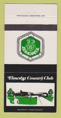 Matchbook Cover - Elmcrest Country Club 30 Strike