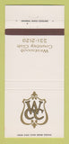 Matchbook Cover - Westwood Country Club 30 Strike