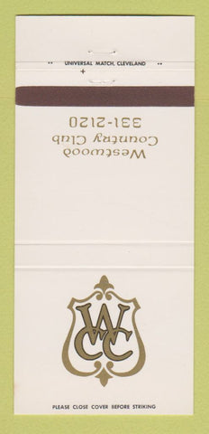Matchbook Cover - Westwood Country Club 30 Strike