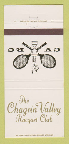 Matchbook Cover - Chagrin Valley Racquet Club 30 Strike