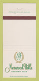 Matchbook Cover - Norwood Hills Country Club 30 Strike