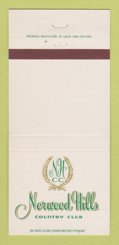 Matchbook Cover - Norwood Hills Country Club 30 Strike