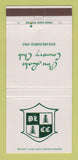 Matchbook Cover - Pine Lake Country Club 30 Strike
