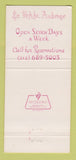Matchbook Cover - La Petite Auberge Restaurant New York City 30 Strike