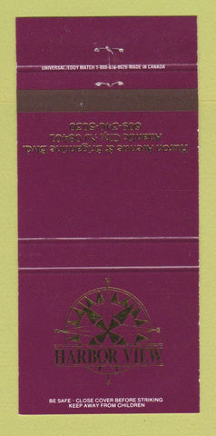 Matchbook Cover - Harbor View Atlantic City NJ 30 Strike