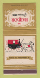 Matchbook Cover - Harbor Restaurant Parsippany NJ WEAR 30 Strike