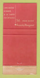 Matchbook Cover - Harbor Restaurant Parsippany NJ WEAR 30 Strike
