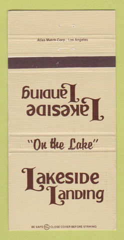 Matchbook Cover - Lakeside Landing Westlake Village CA restaurant 30 Strike