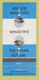 Matchbook Cover - Salishan Golf Links Gleneden Beach OR 30 Strike