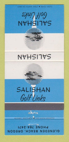 Matchbook Cover - Salishan Golf Links Gleneden Beach OR 30 Strike