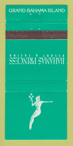 Matchbook Cover - Bahamas Princess Resort Casino Grand Bahama Island 30 Strike