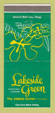 Matchbook Cover - Conrad Hilton Hotel Chicago IL Lakeside Green girlie 30 Strike