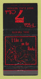 Matchbook Cover - Pete's 7 Club West Elko NV girlie 30 Strike